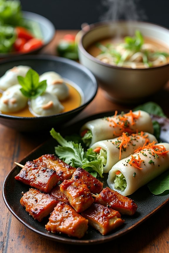 pho spring rolls grilled proteins healthy vietnamese options