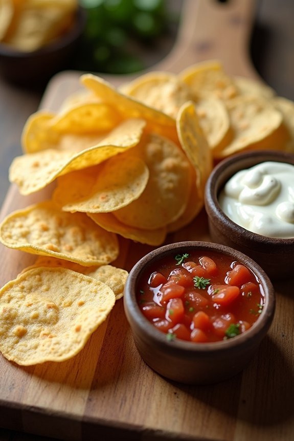protein slows glucose spike with chips