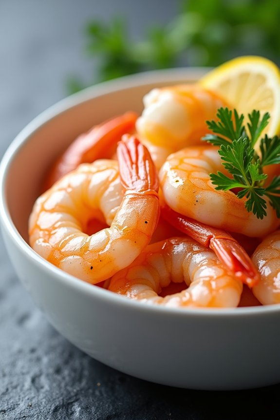 shrimp high protein minimal carbs
