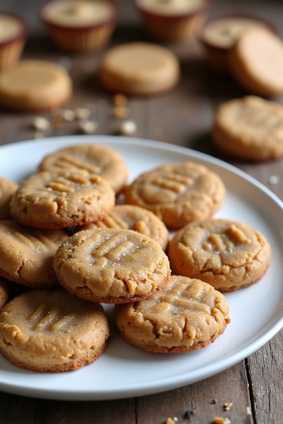 three ingredient gluten free peanut butter cookies