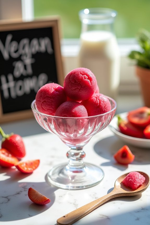 three ingredient vegan sorbet recipe