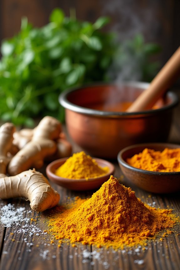 turmeric ginger reduce inflammation spices support digestion