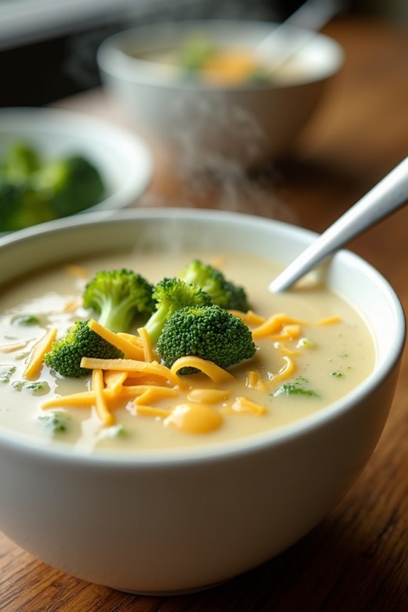 vegan broccoli cheddar soup recipe