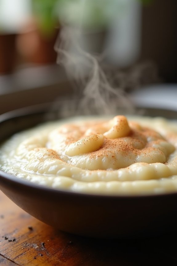 vegan grits with plant based richness