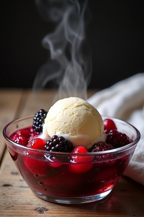 5 Easy Desserts to Make Tonight 2 warm berry stone fruit compote